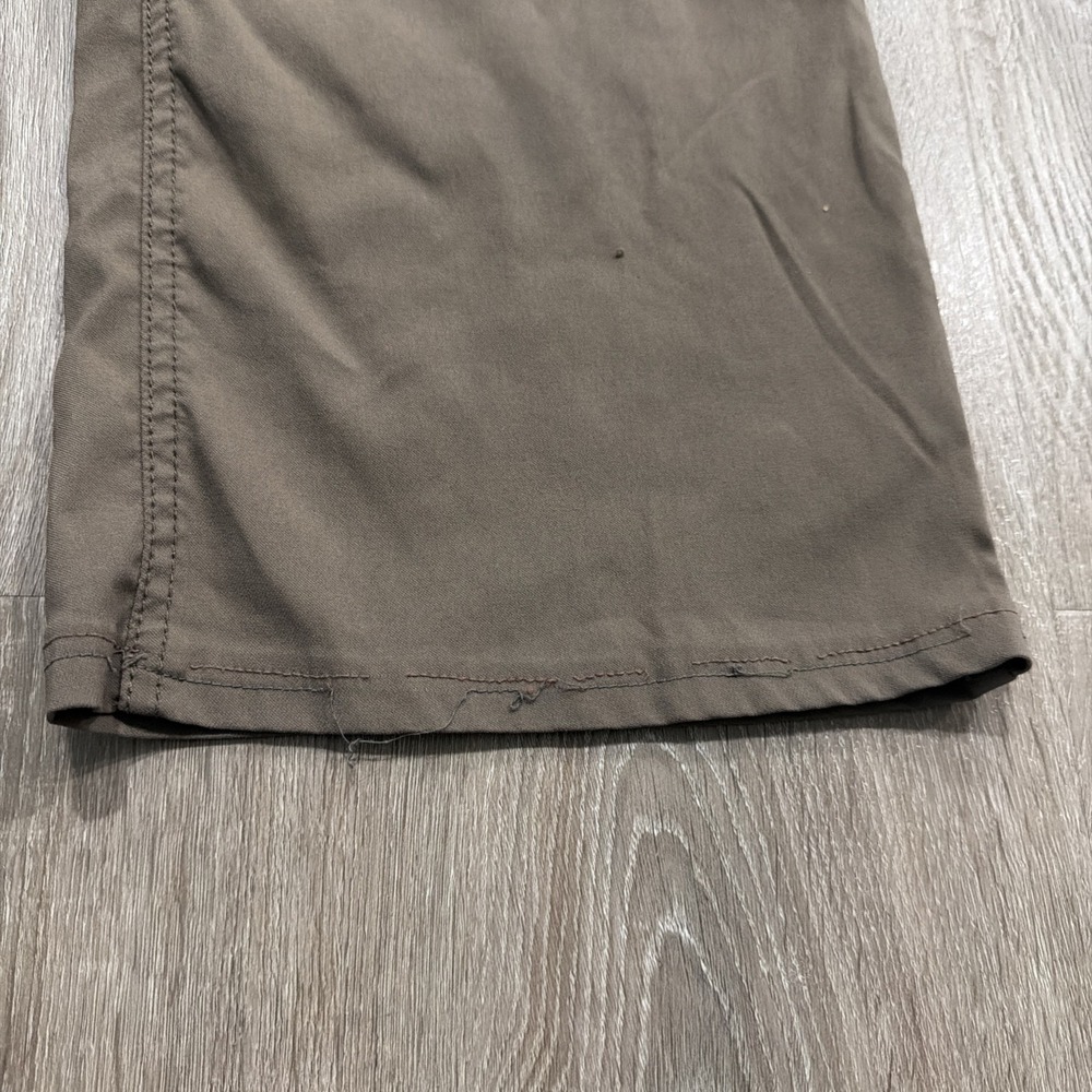 Prana Brion Pants Men 38x32 Brown Slim Fit Nylon Stretch Outdoor Hiking Camping - Picture 2 of 10